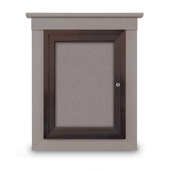 Sliding Glass Enclosed Letterboard, 60"x3